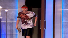 Big Brother 15 - Judd Daugherty evicted - Judd's bear shirt